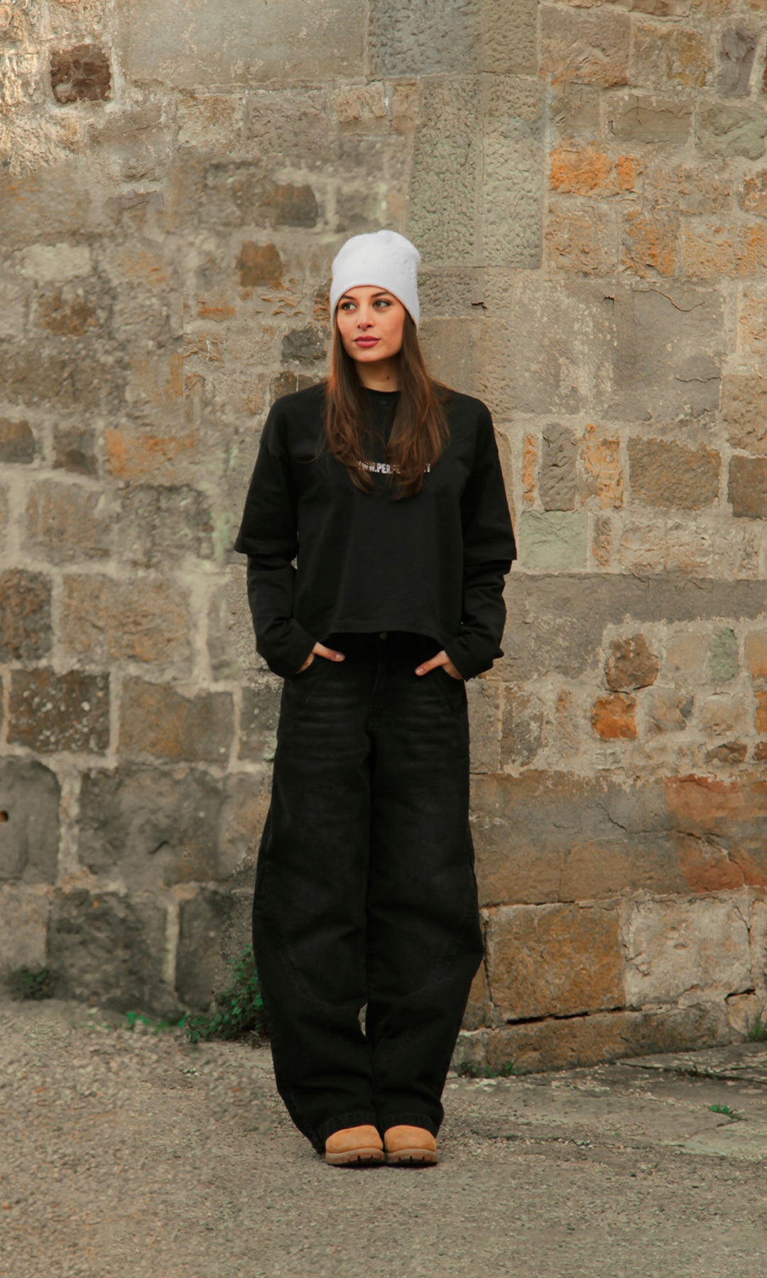 CARBON BLACK LINES DENIM JEANS