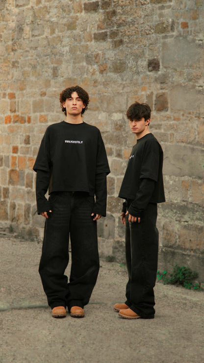 BLACK TRIPLE-W LONGSLEEVE